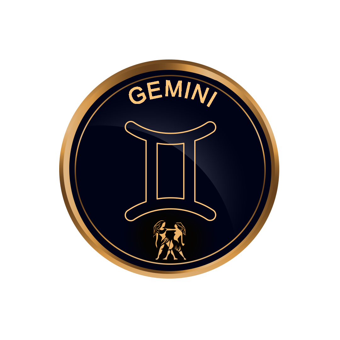 Golden Gemini png, Gold Gemini symbol, Gemini zodiac sign png, picsart transparent Gemini png full hd images download